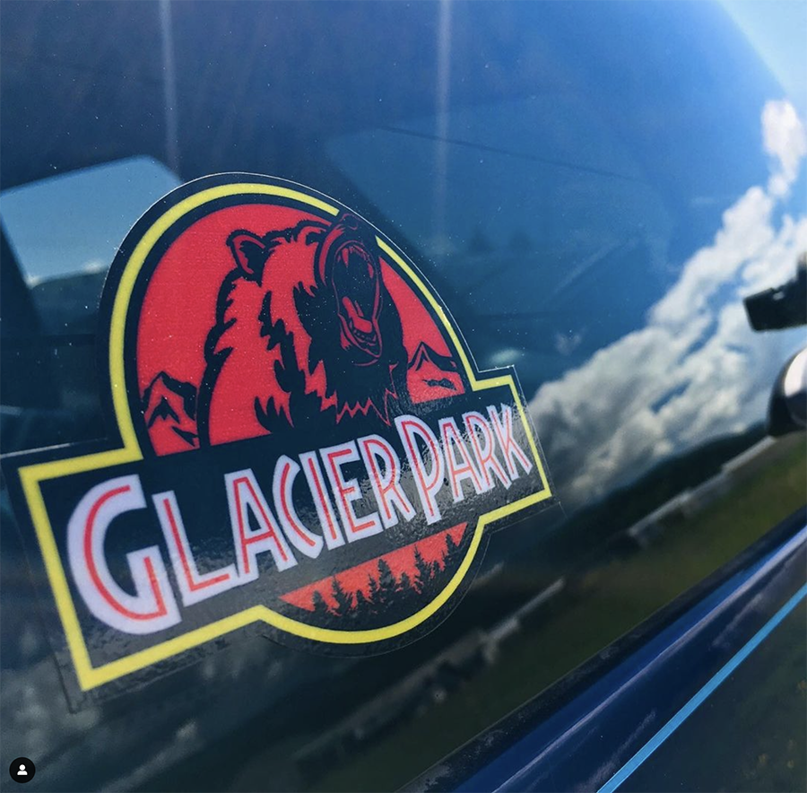 Jurassic Glacier Park | Sticker image 1