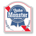 Lake Monster "Blue Ribbon" | Sticker image 0