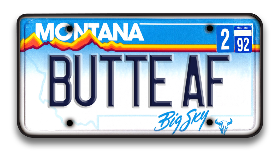 MT Butte AF | Sticker