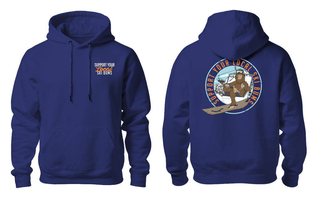 Ski Bums Hoodie in New Navy by Lake Monster Montana