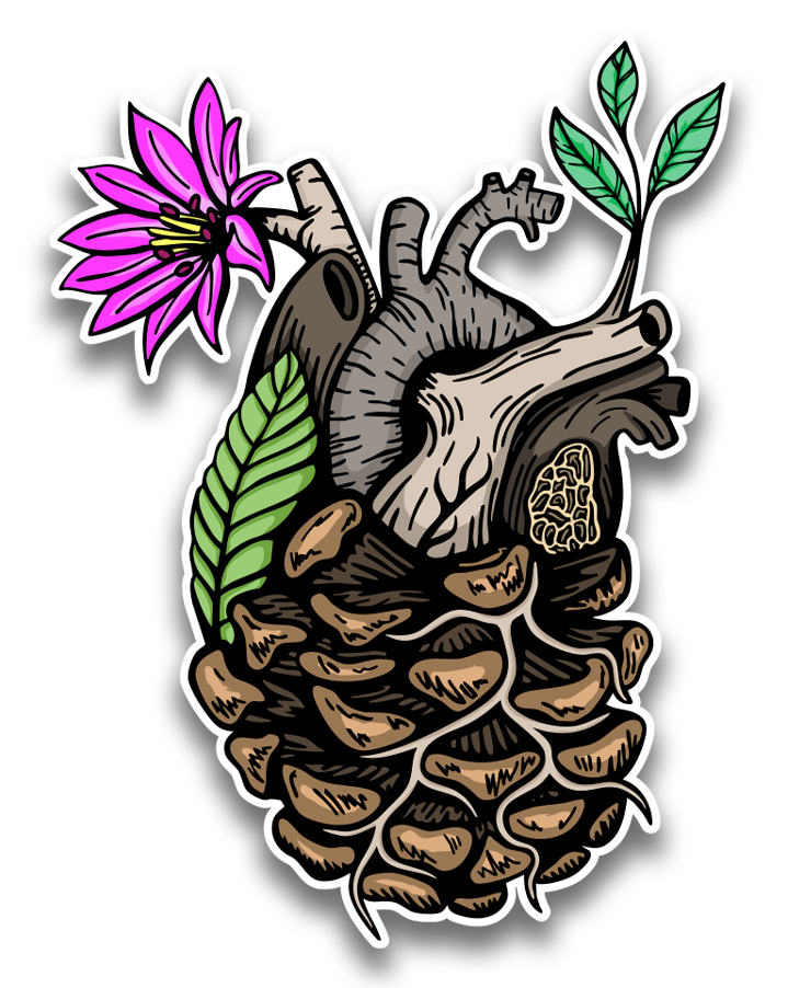 Heart of the Woods | Sticker