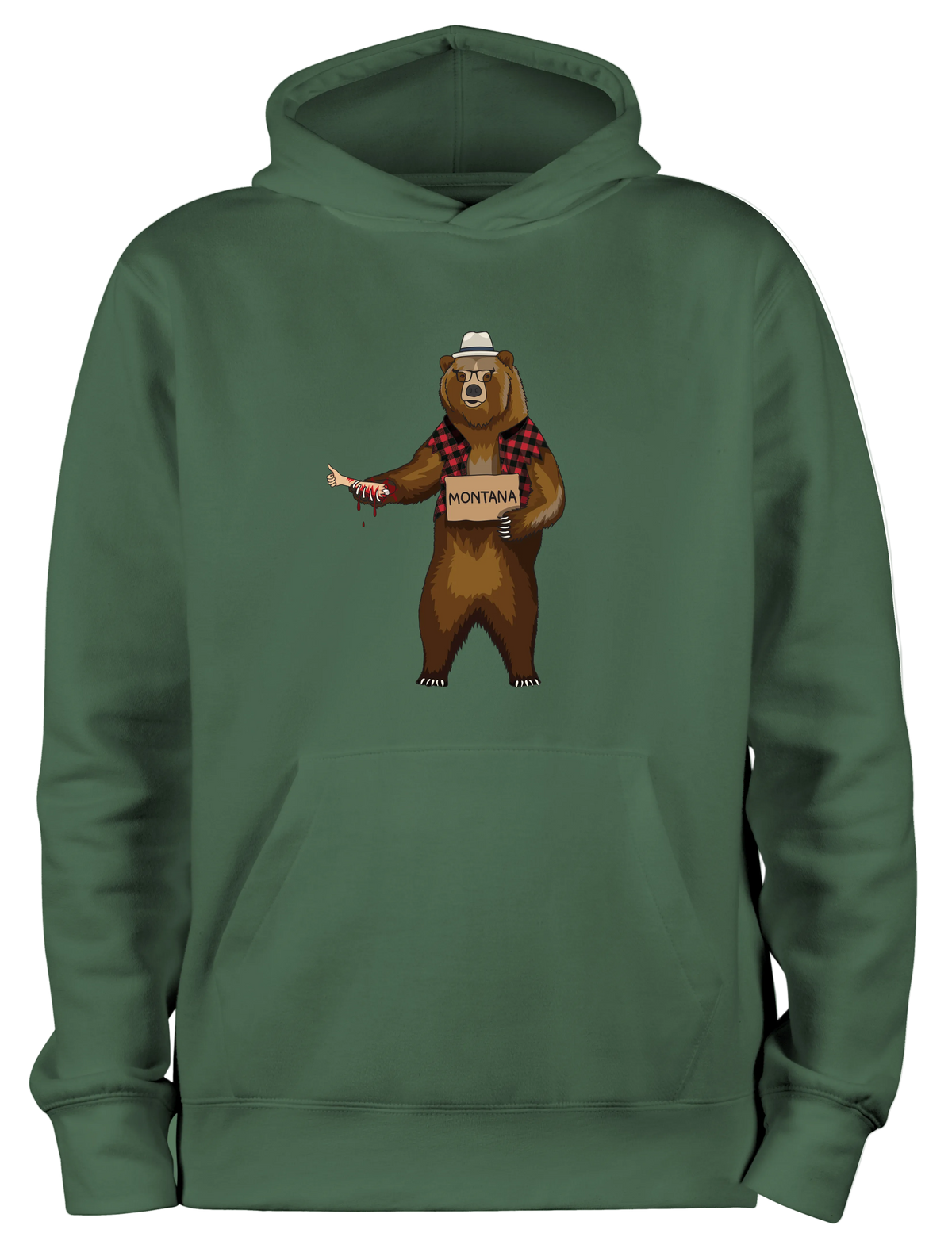 Montana Hitchhiker Bear | Hoodie