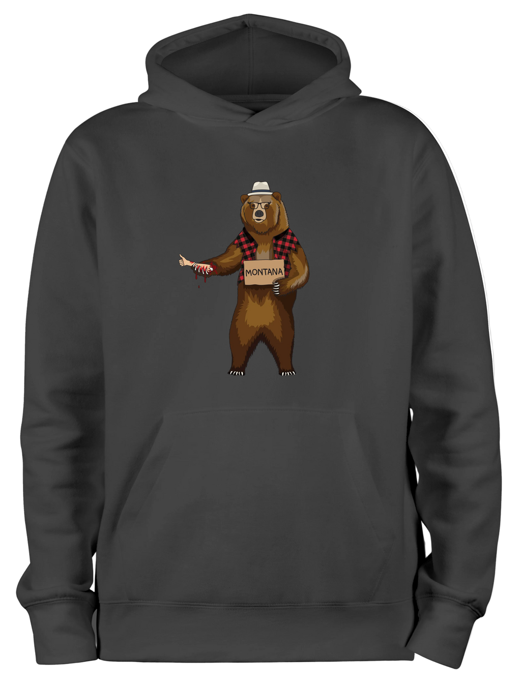 Montana Hitchhiker Bear | Hoodie