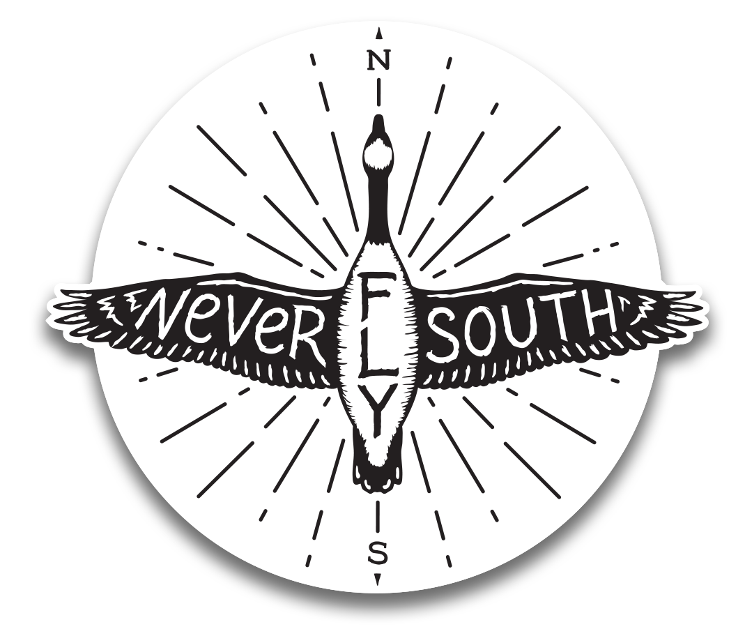 Never Fly South | Sticker