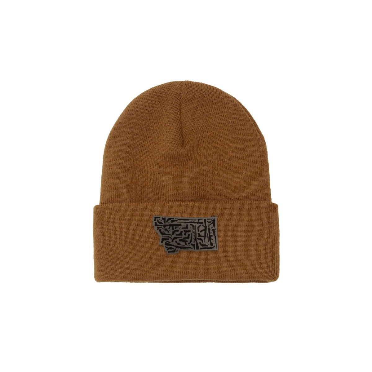 Lake Monster YP Classics beanie in Caramel with Montana Artillery leather patch