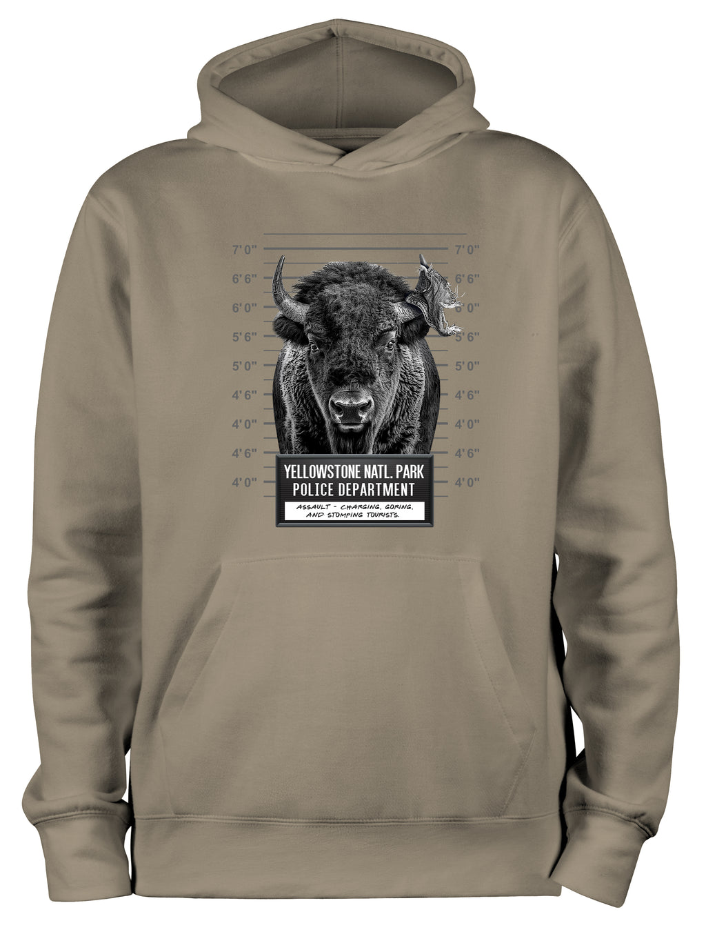 Yellowstone Mugshot Bison | Hoodie