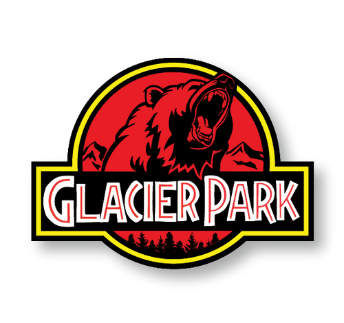 Jurassic Glacier Park | Sticker image 0