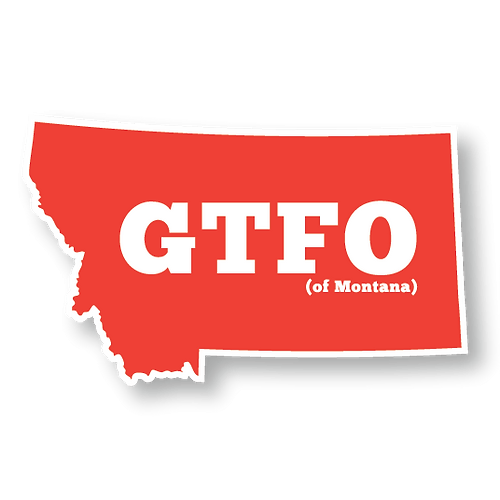 "GTFO" | Sticker image 0