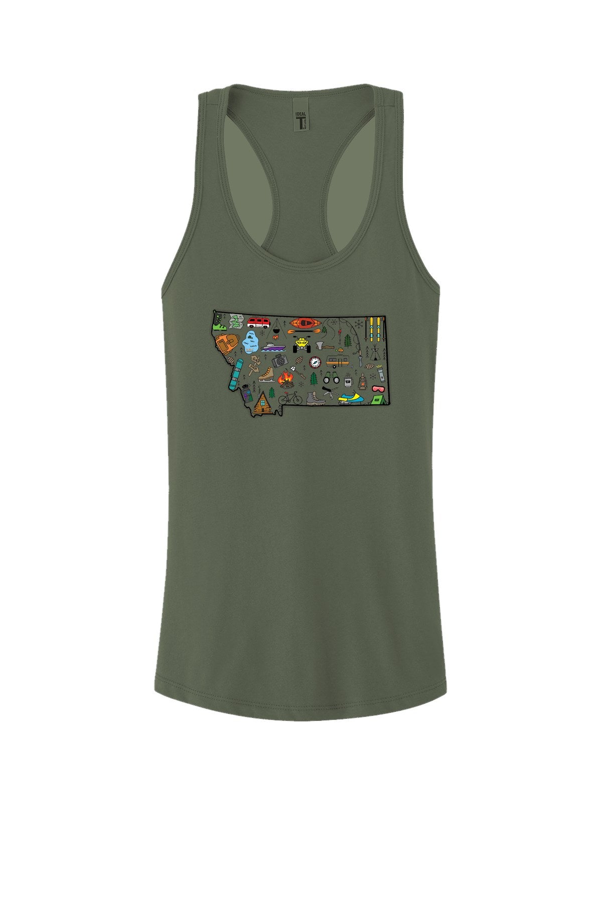 Outdoors Outline | Tank Top