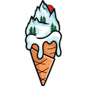 Mountain Scoop | Sticker
