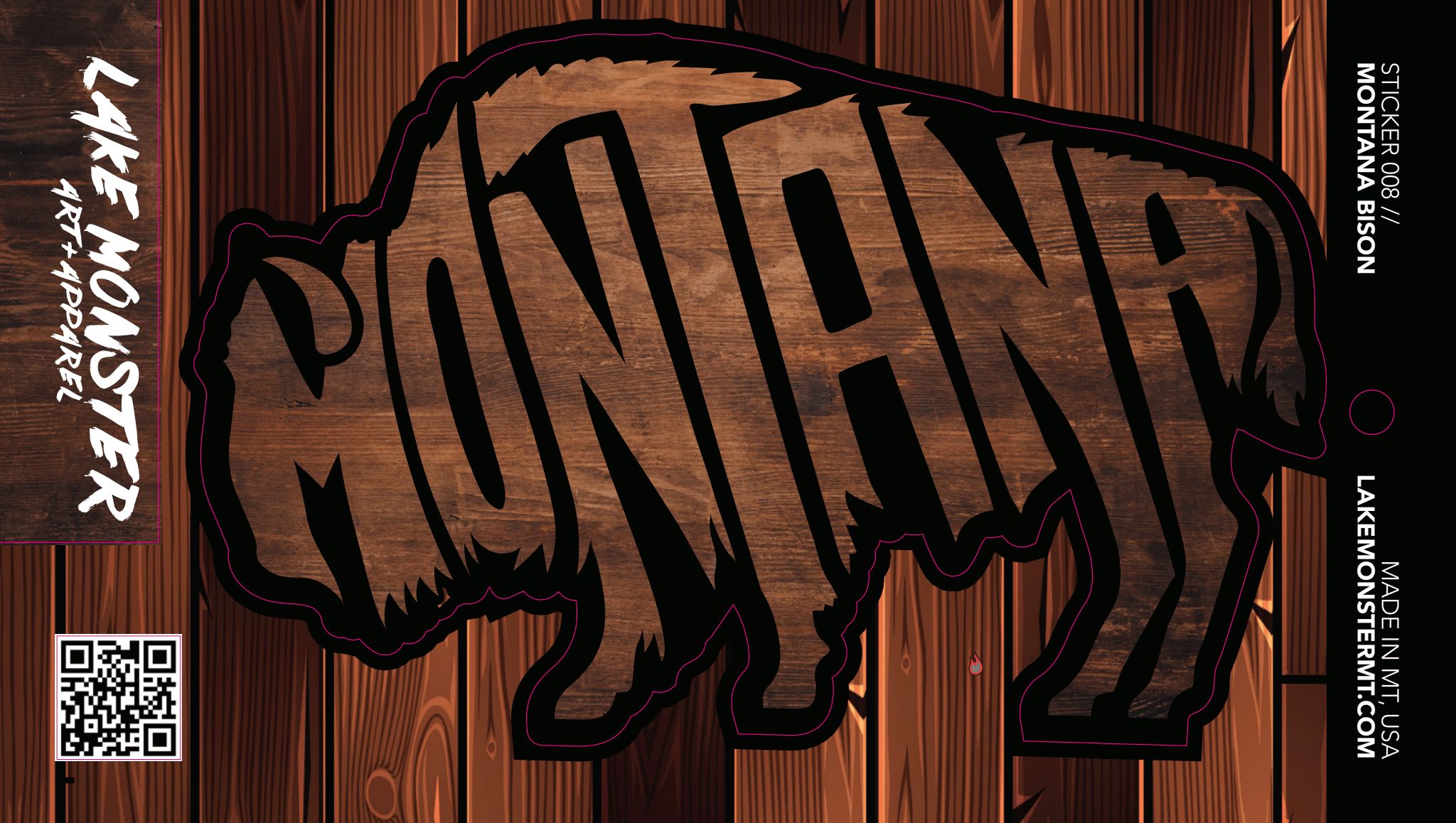 Montana Bison | Sticker - Image 3