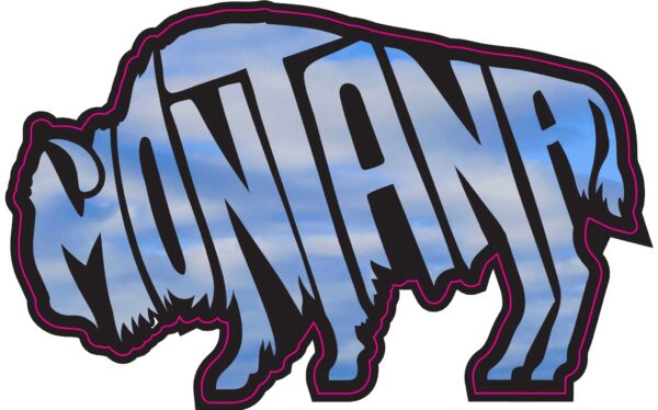 Montana Bison | Sticker - Image 6