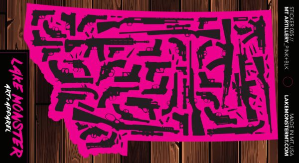 Montana Artillery | Sticker - Image 5