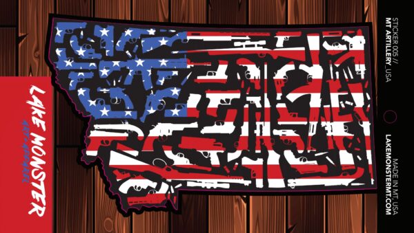 Montana Artillery | Sticker - Image 3