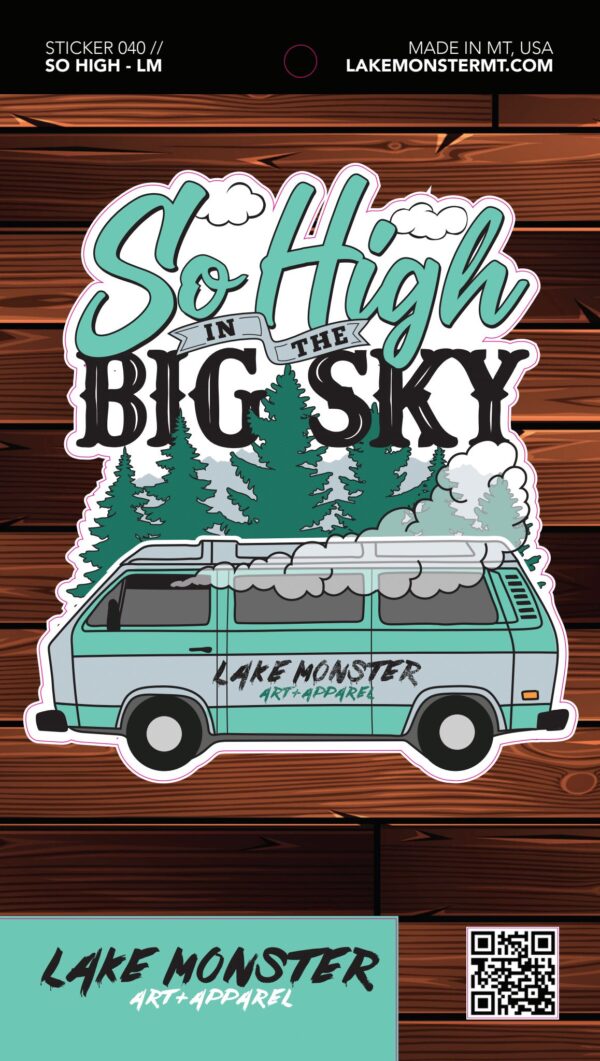 So Fly in the Big Sky | Sticker - Image 2