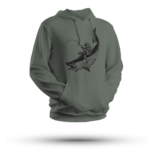 Trout Rider | Hoodie - Image 2