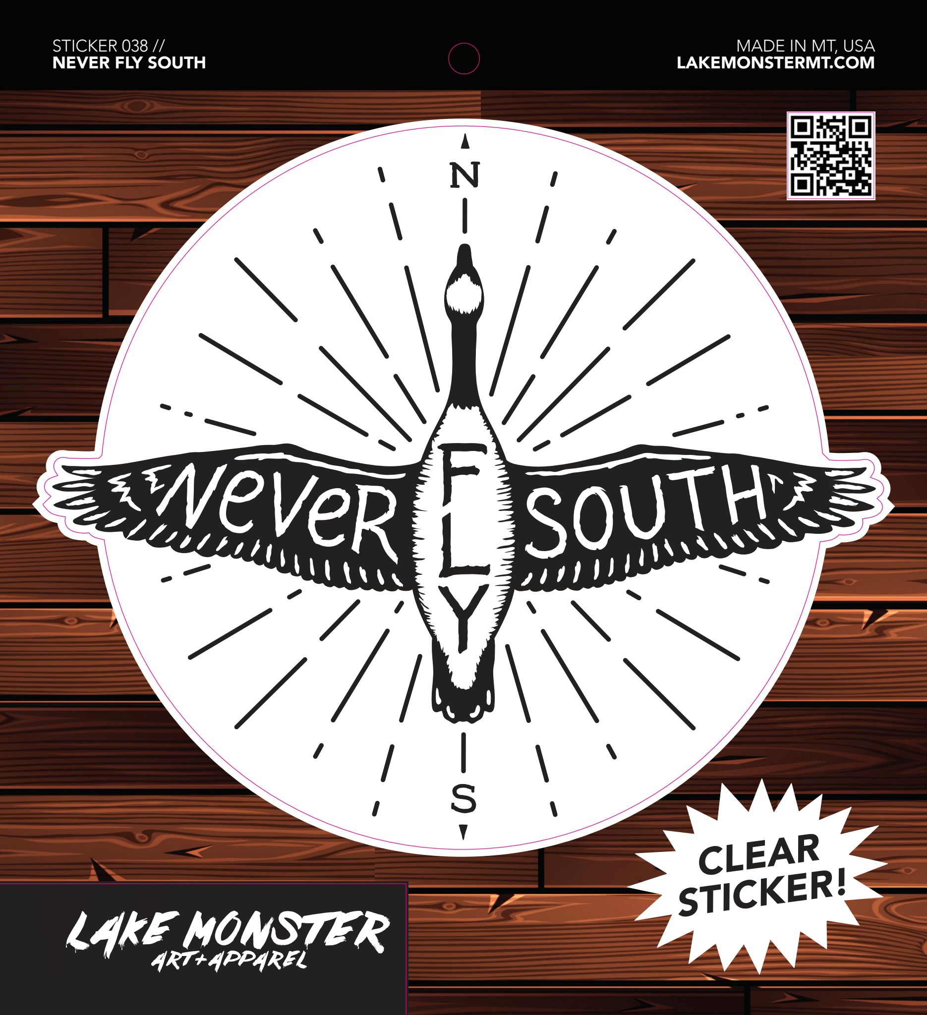 Never Fly South | Sticker - Image 2