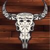 Yellowstone Bison Skull | Sticker - Image 2